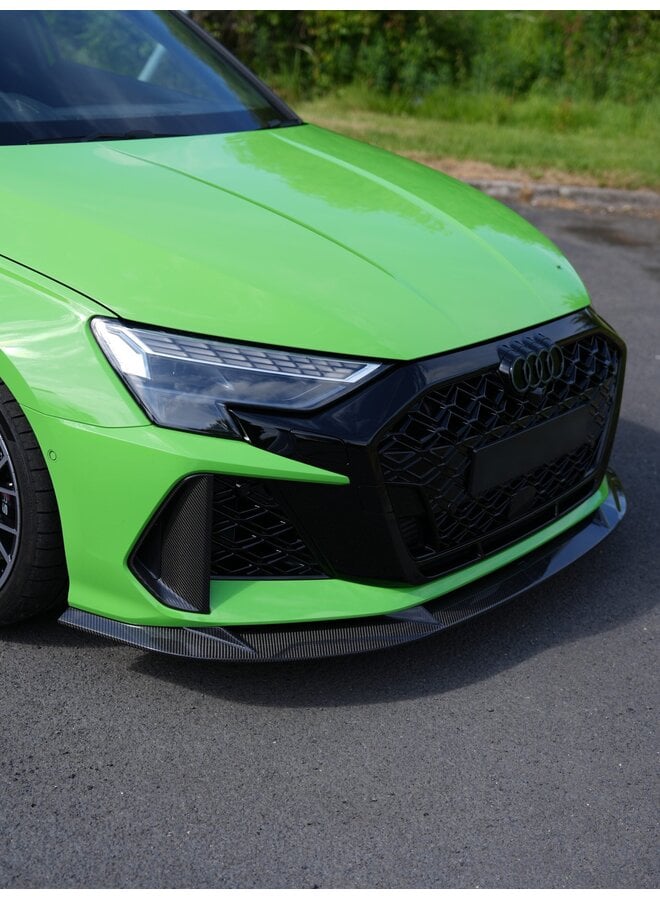 Audi RS3 8Y restyling (2025+) splitter anteriore in carbonio AP Design