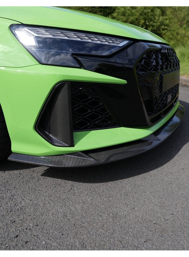 Audi RS3 8Y restyling (2025+) splitter anteriore in carbonio AP Design