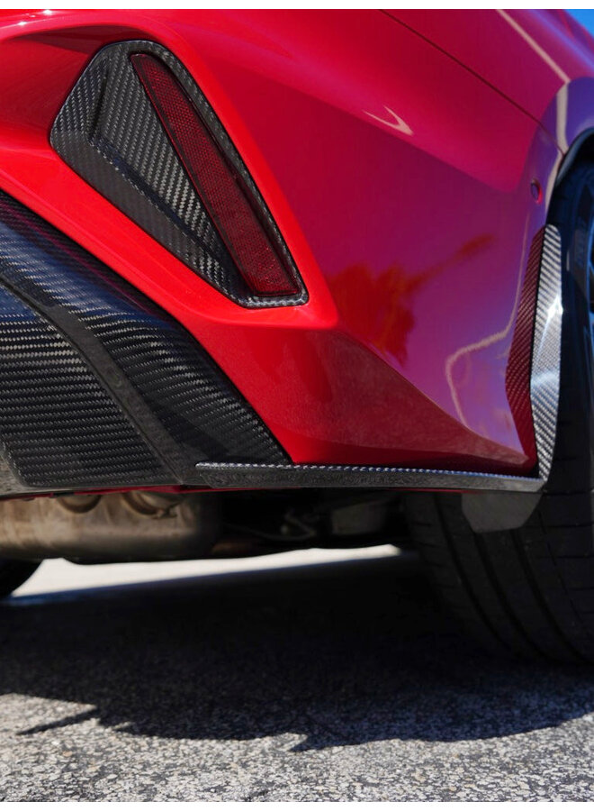 Audi RS3 8Y Sedan Facelift (2025+) carbon achterbumper aerotrims