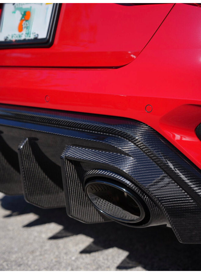 Audi RS3 8Y Facelift (2025+) carbon middendiffuser V1