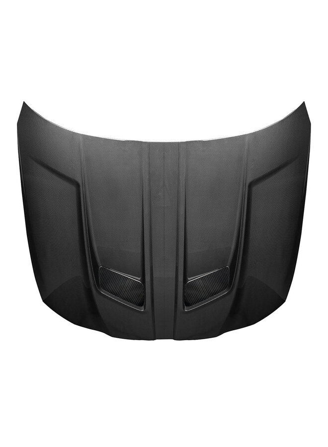 SooQoo BMW M3 G80 G81 / M4 G82 G83 capó ventilado de carbono