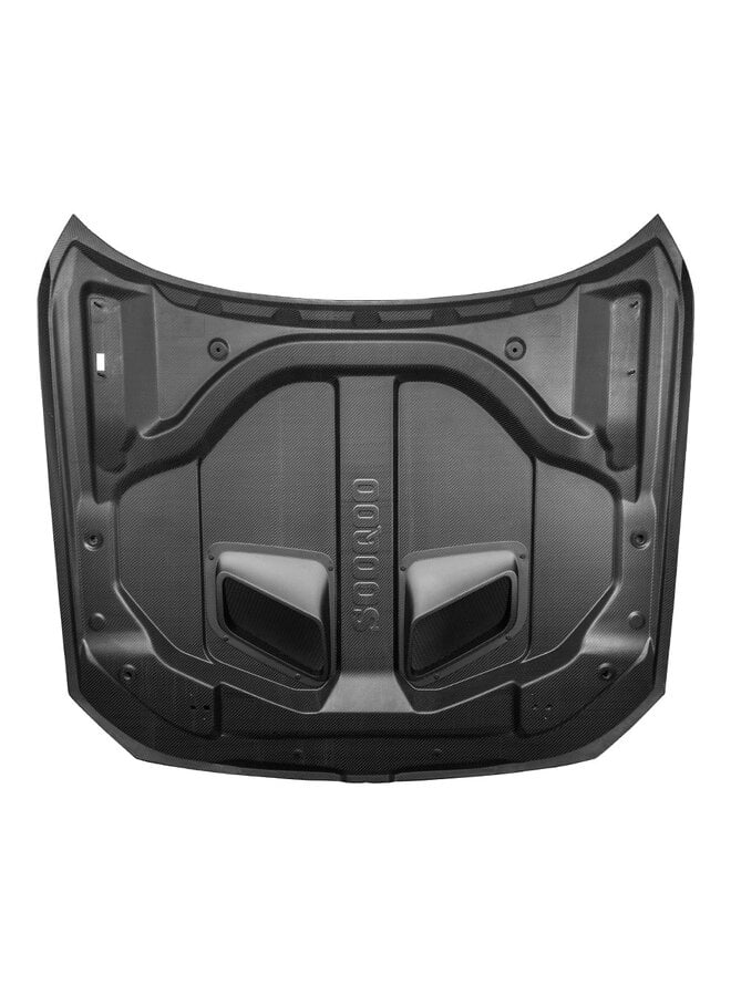 SooQoo BMW M3 G80 G81 / M4 G82 G83 capó ventilado de carbono