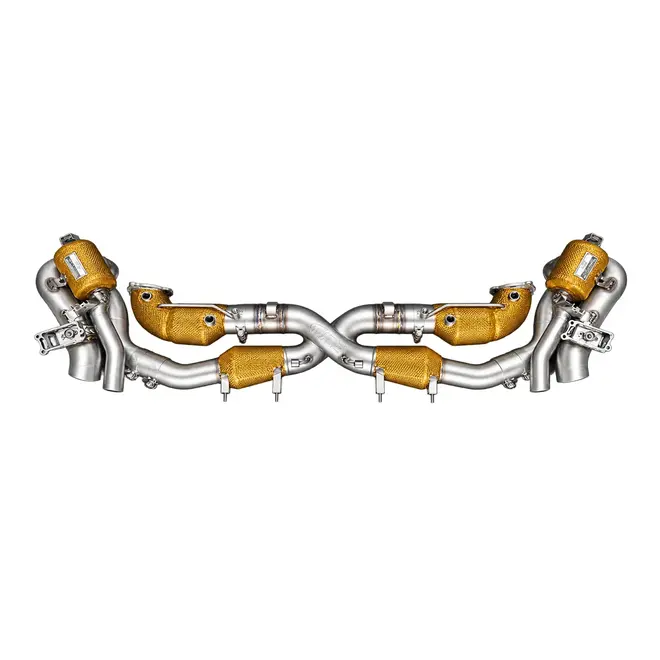 IPE Porsche 911 Turbo S 992.2 escape em titânio