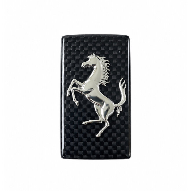 Ferrari carbon front badge holder