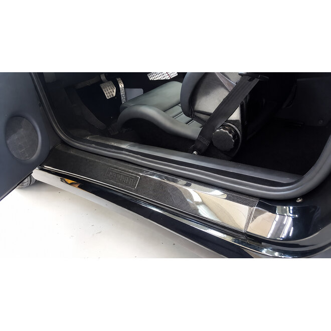 Ferrari F430 / 360 seuils de porte en carbone style Scuderia