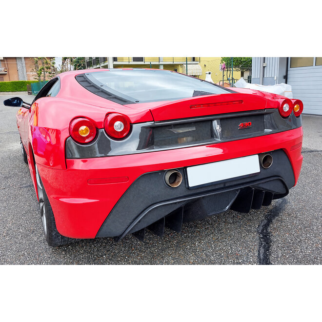 Ferrari 430 Scuderia / 16M carbon diffuser met zes vinnen