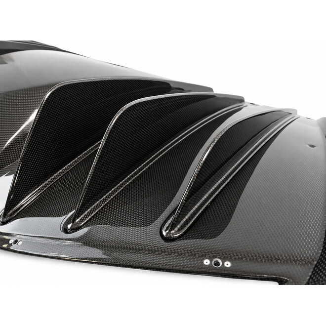 Ferrari 430 Scuderia / 16M carbon fiber rear diffuser with six fins