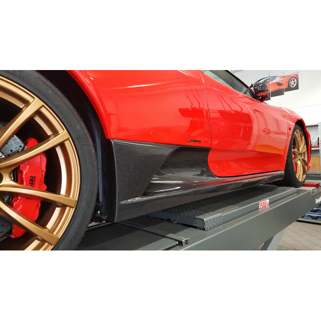 Ferrari F430 minigonne in carbonio stile Scuderia