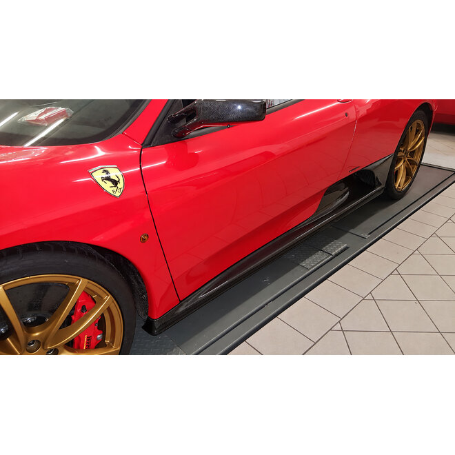 Ferrari F430 carbon sideskirts Scuderia-style