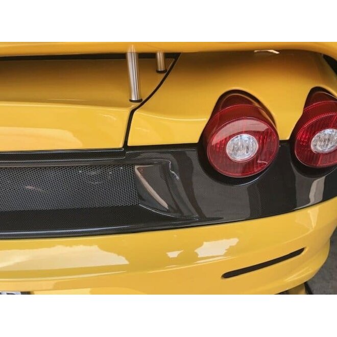 Ferrari F430 Coupé / Scuderia carbon Challenge achterbumper verbindingspaneel