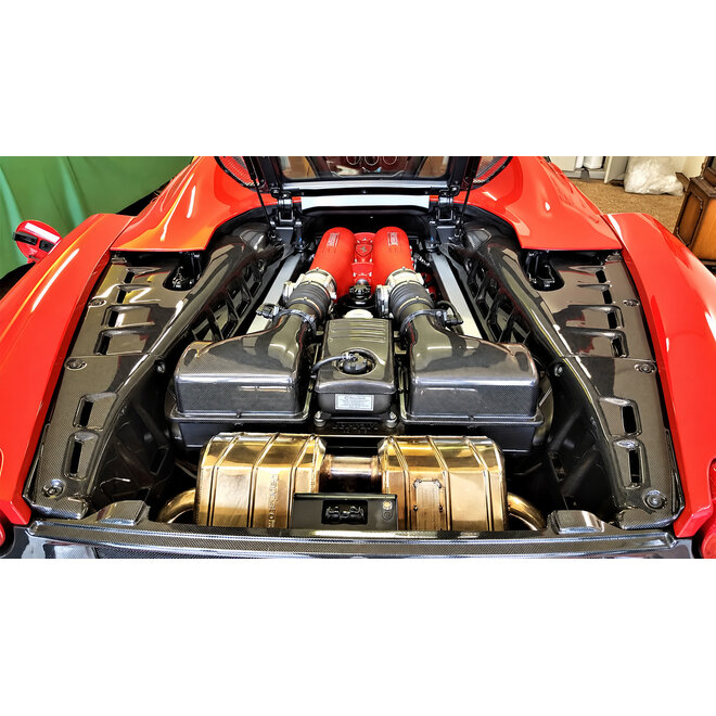 Ferrari F430 tapas de airbox en carbono estilo Scuderia