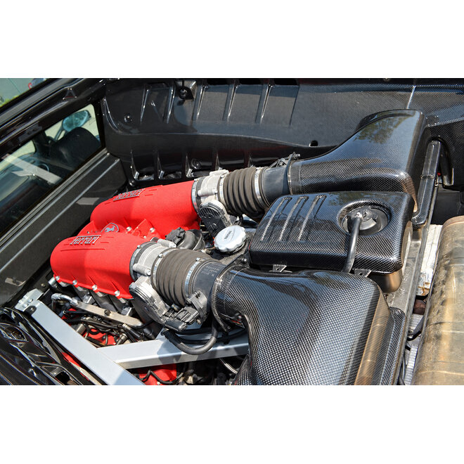 Ferrari F430 carbon airbox deksels Scuderia-style