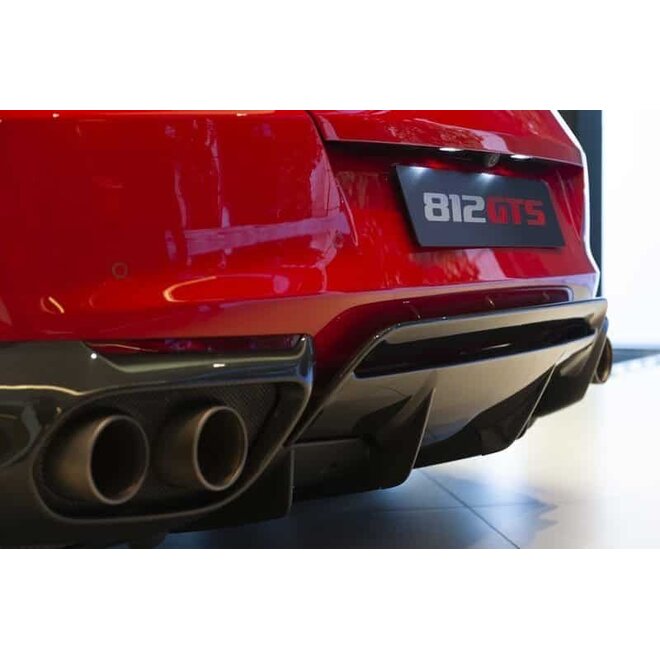 Ferrari 812 GTS difusor traseiro em carbono