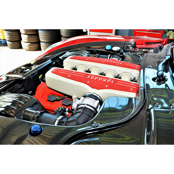 Ferrari 599 GTB carbon motorruimte afdekpanelen set