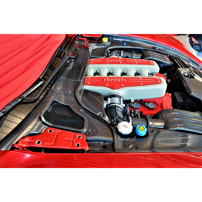 Ferrari 599 GTB painéis sob o para-brisas em carbono LHD