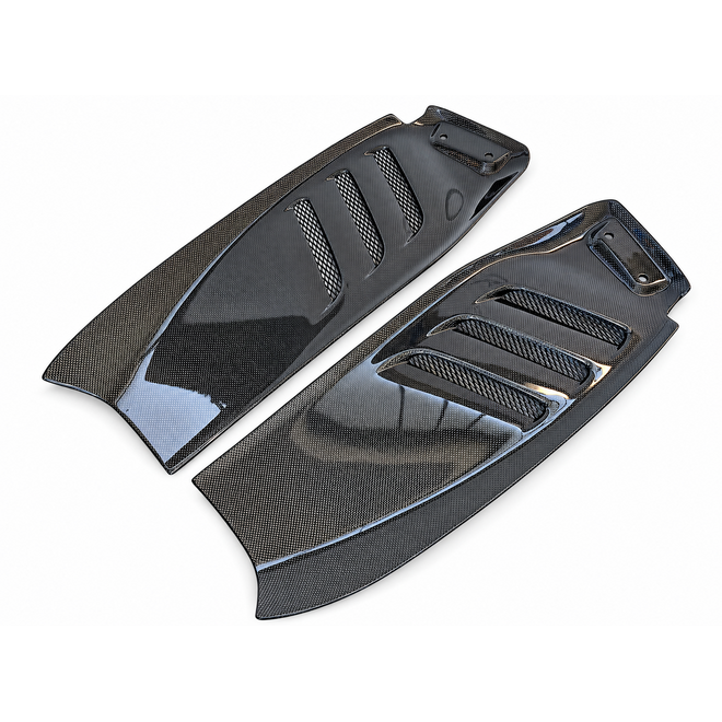 Ferrari F8 Spider carbon engine lid vent grilles