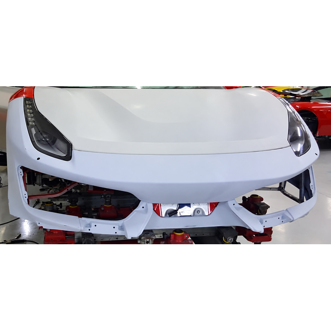 Ferrari 488 Pista / Pista Spider carbon voorbumper