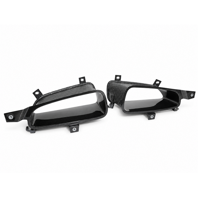 Ferrari 488 Pista / Pista Spider carbon rear bumper air outlet ducts