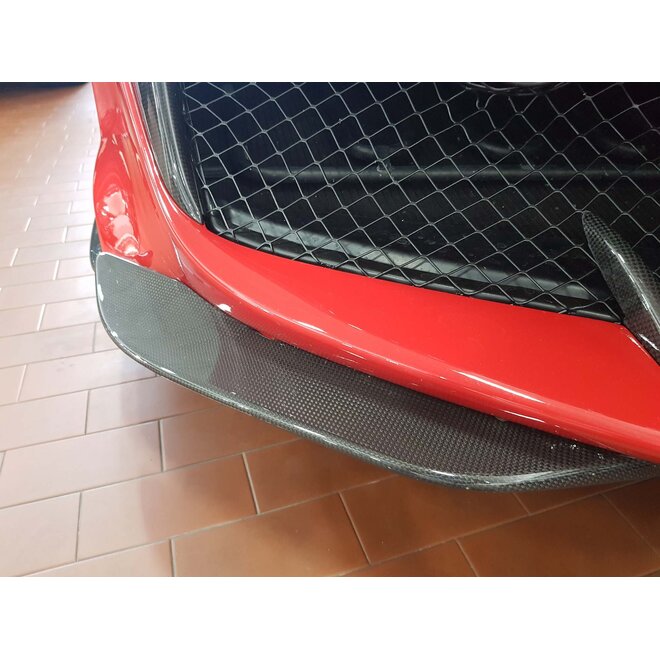 Ferrari 488 Pista / Pista Spider aletas do para-choques dianteiro em carbono