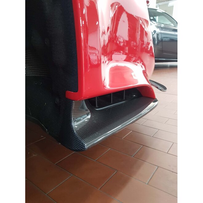 Ferrari 488 Pista / Pista Spider carbon voorbumper winglets set