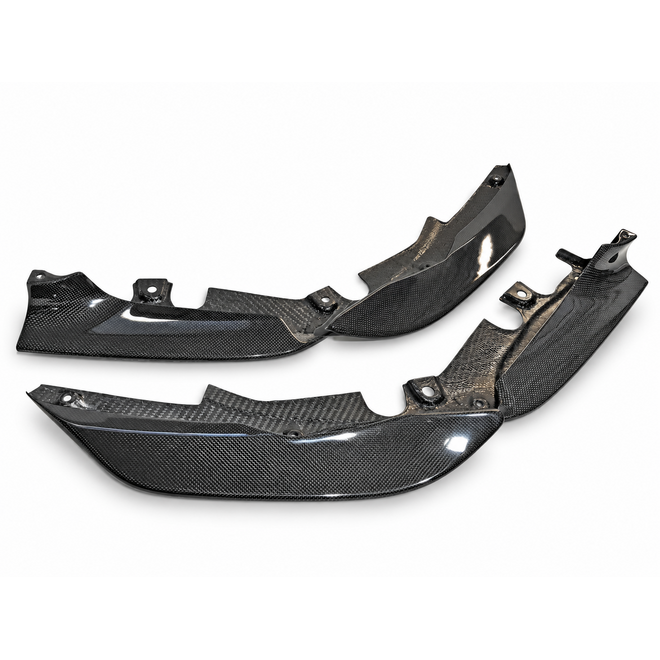 Ferrari 488 Pista / Pista Spider ailettes de pare-chocs avant en carbone