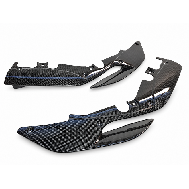 Ferrari 488 Pista / Pista Spider carbon voorbumper winglets set