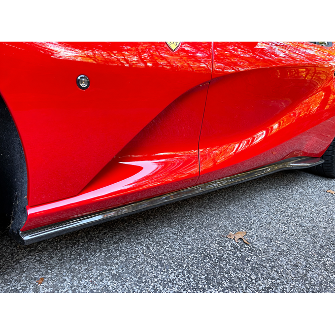 Ferrari 812 Superfast / GTS carbon sideskirts dorpelpanelen set