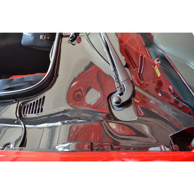 Ferrari 458 Italia / Spider carbon front trunk panels LHD
