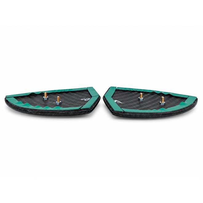Ferrari Purosangue carbon zijscherm embleemhouders set
