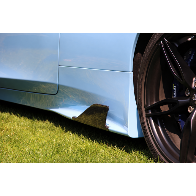 Ferrari 458 Italia / Spider / Speciale aletas das saias laterais em carbono