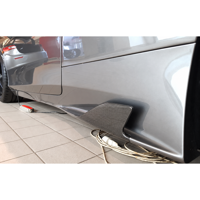 Ferrari 458 Italia / Spider / Speciale aletas das saias laterais em carbono
