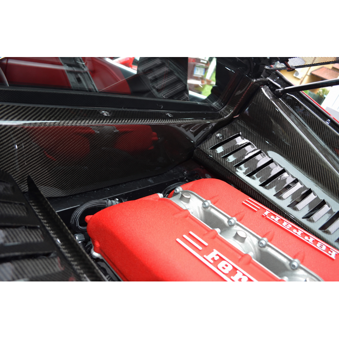 Ferrari 458 Italia / Speciale carbon engine bay firewall panel