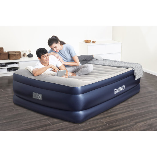 Bestway Tritech extra hoog luchtbed met hoofdbord - 2 persoons