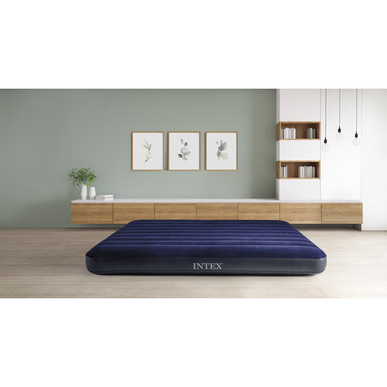 Intex Classic Downy luchtbed- 1½ persoons (twijfelaar)