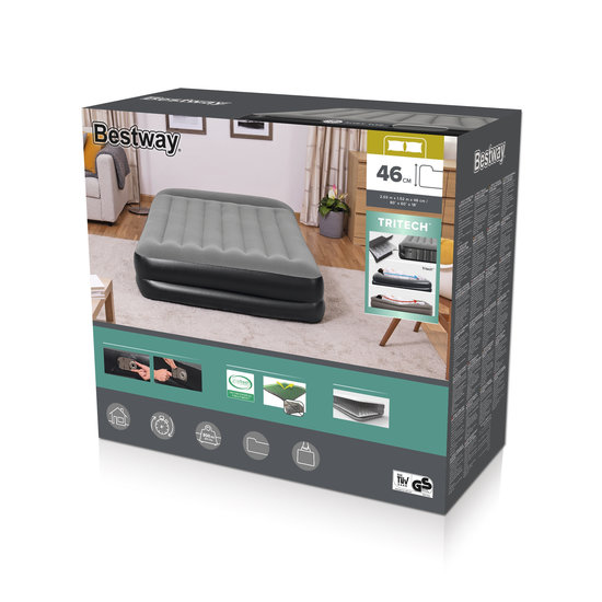 Bestway Tritech Queen luchtbed - 2 persoons