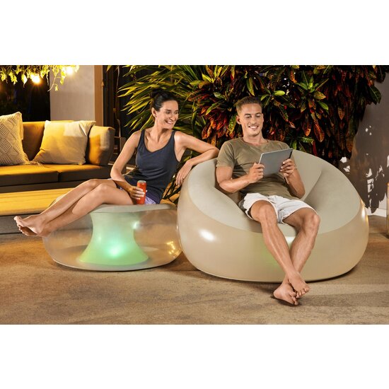 Bestway lounge stoel inflate-a-chair LED