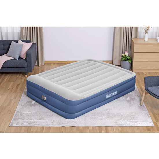 Bestway Tritech 46 cm queen luchtbed met hoofdbord - 2 persoons