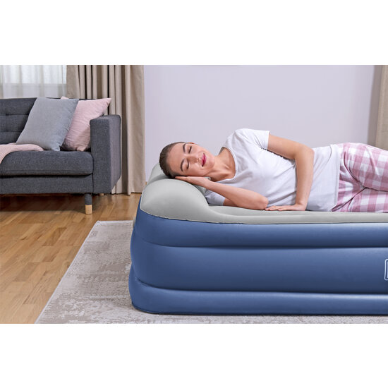 Bestway Tritech 46 cm queen luchtbed met hoofdbord - 2 persoons
