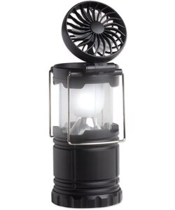 Luume Campinglamp op Batterijen + ventilator