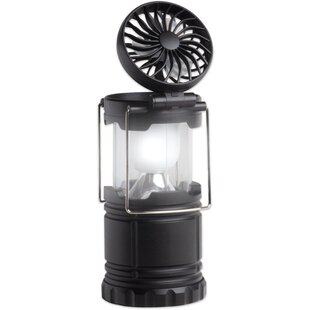 Luume Campinglamp op Batterijen + ventilator