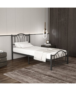 metalen bedframe Bella Black 90x200 cm - 1 persoons