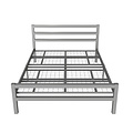 AirSleeperz®  metalen bedframe Job Grey 140x200 cm - 2 persoons