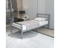 metalen bedframe Chester Grey 90x200 cm - 1 persoons