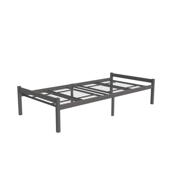 AirSleeperz®  metalen bedframe Luuk Black 90x200 cm - 1 persoons