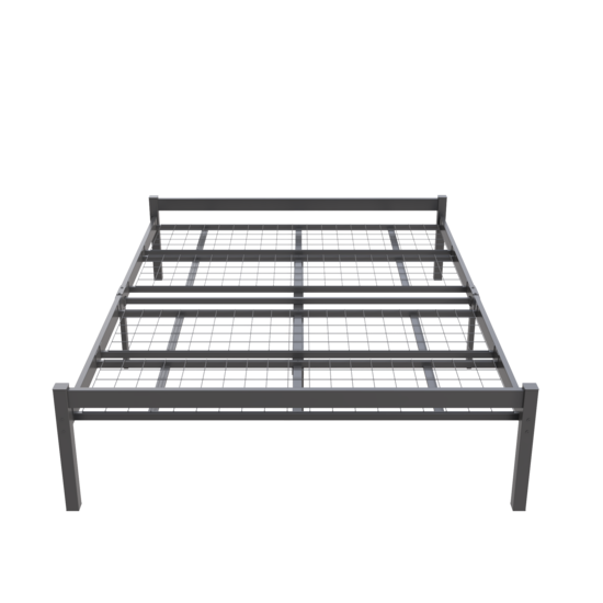 AirSleeperz®  metalen bedframe Luuk Black 140x200 cm - 2 persoons