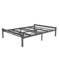 AirSleeperz®  metalen bedframe Luuk Black 140x200 cm - 2 persoons