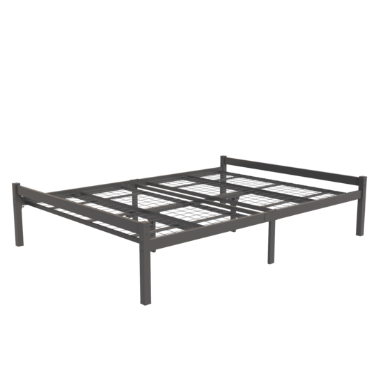 AirSleeperz®  metalen bedframe Luuk Black 140x200 cm - 2 persoons