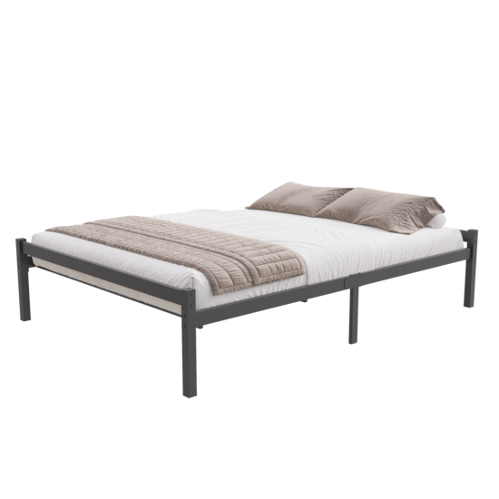 AirSleeperz®  metalen bedframe Luuk Black 140x200 cm - 2 persoons