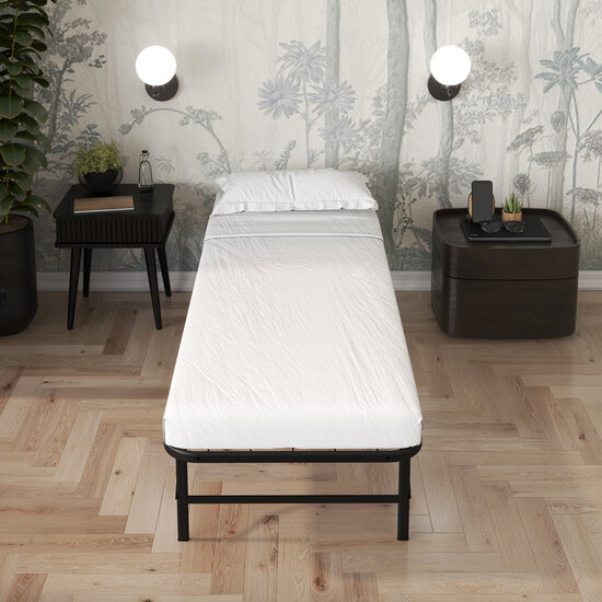 AirSleeperz®  opvouwbaar bed Joost Basic Black 90x200 cm - 1 persoons