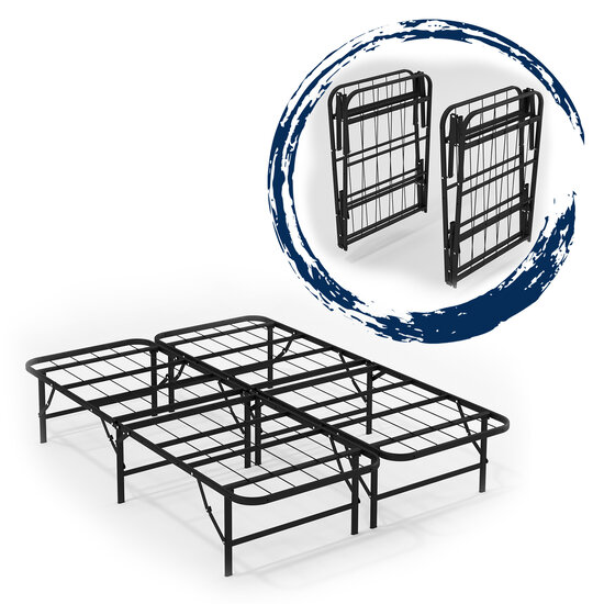 AirSleeperz®  opvouwbaar bed Joost Basic Black 140x200 cm - 2 persoons